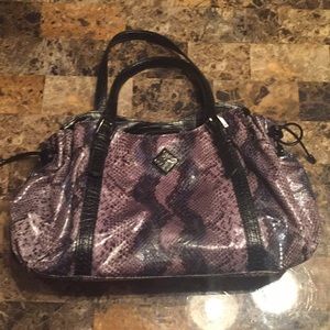 Vera wang gray and blue purse!